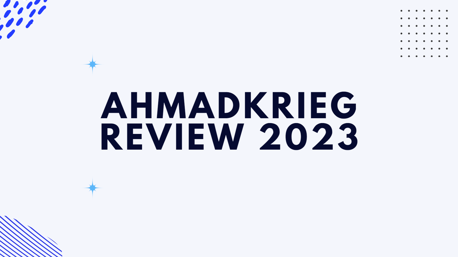Ahmadkrieg Review